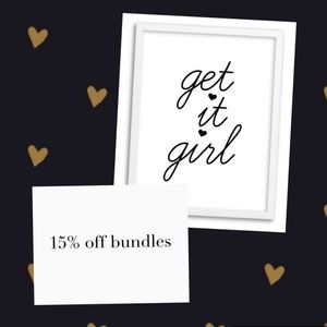 OFFERS WELCOMED! 15% BUNDLES